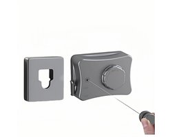 Uittrekbare waslijn geschikt voor binnen en buiten, anti-doorhang droogrek geschikt voor aan de muur, 5 meter lange roestvrijstalen draad enkele waslijn, geschikt voor balkons en binnenplaatsen (grijs)