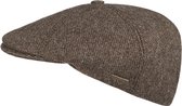 Cassius - Wollen flatcap - Bruin
