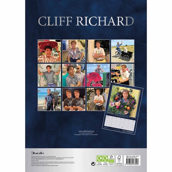 Cliff Richard Kalender 2026 A3