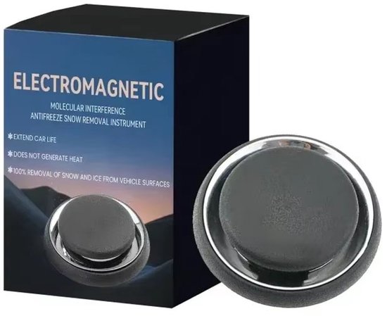 EagerMinds Elektromagnetische sneeuwverwijderaar, moleculaire interferentie, anti-bevriezing, antivries, sneeuwverwijderingsinstrument, draagbare auto- ontdooier, 1 stuks