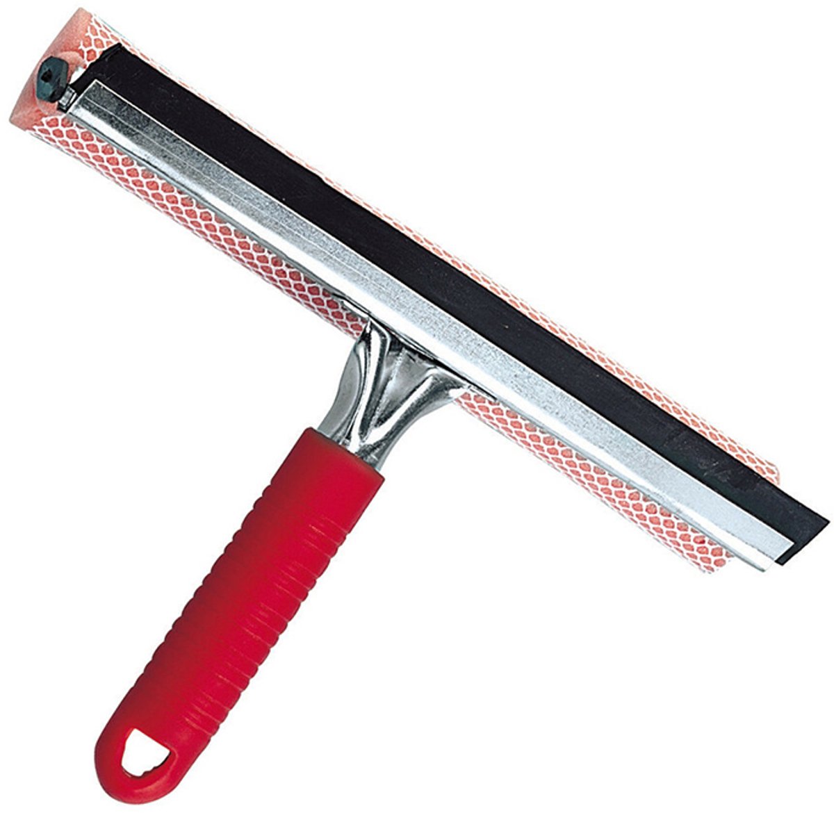 Metalen trekker 25 cm met rubberen blad