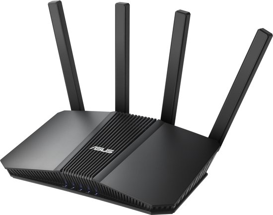 Asus RT-N12LX Draadloze Router – N300 Snelheid, 2 Externe Antennes, Energiezuinig, Eenvoudige Installatie (zwart)