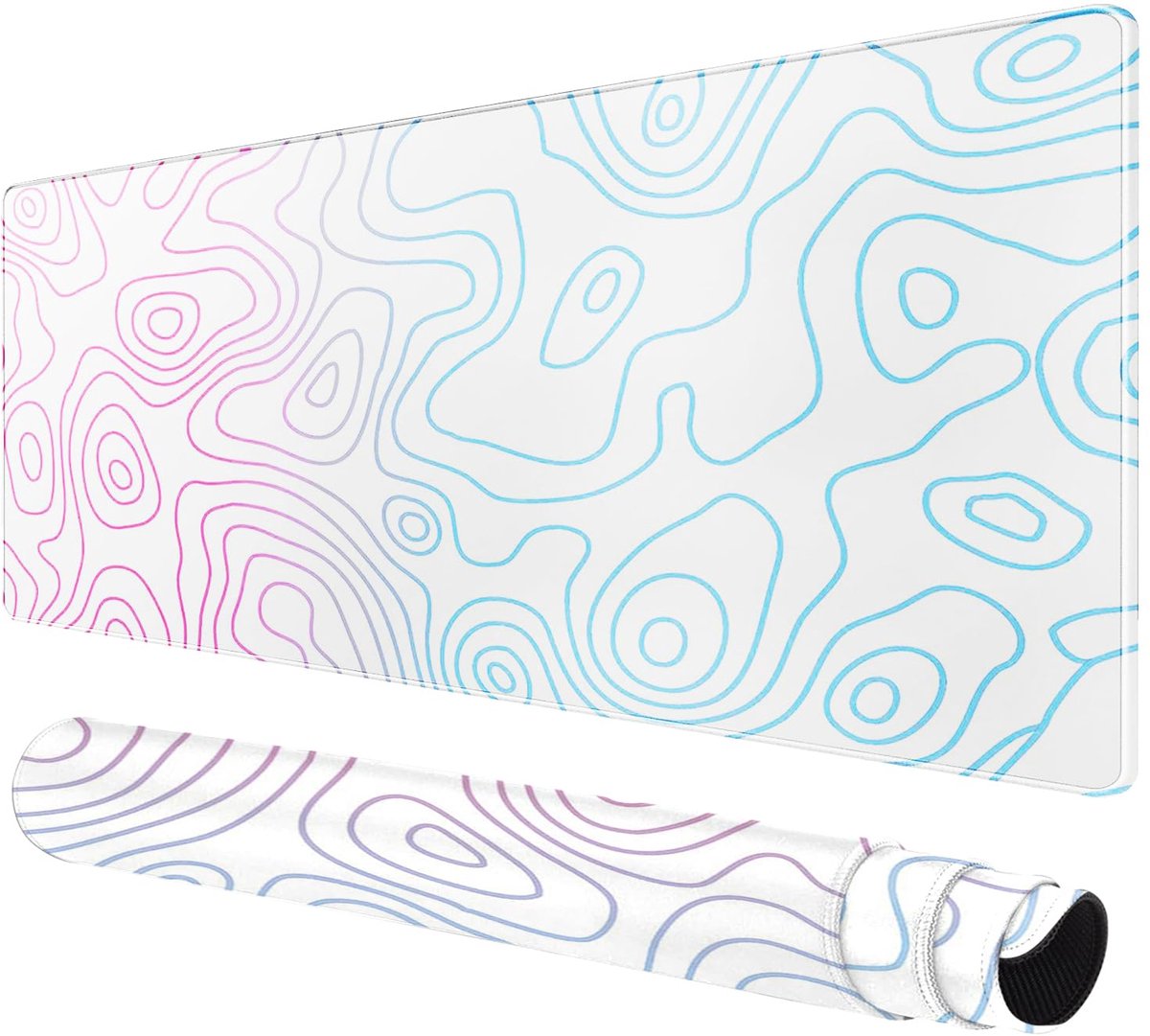 Azomor® Extra grote gaming-muismat met antislip en waterbestendig oppervlak