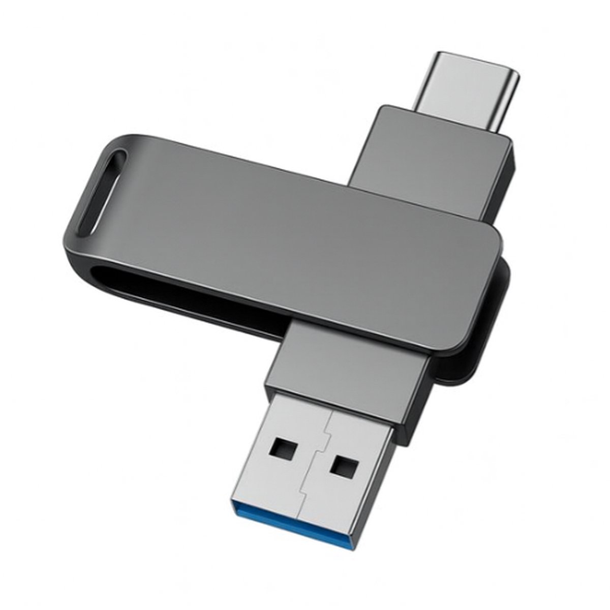 USB Stick 64 GB - USB-C en USB-A - 800Mbps - USB 3.0 - USB-C Stick - Plug & Play - Universeel - Geschikt voor alle Laptops / Smartphones / Tablets