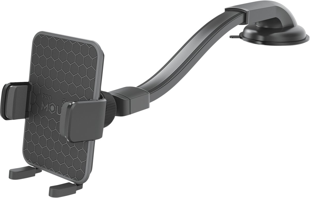 Celly telefoon houder Flex Plus - Voor dashboard of voorruit - 360° draaibaar - Tot 6,5 inch