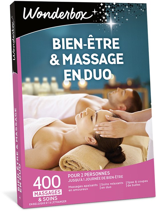 Wonderbox Coffret cadeau - Bien-être & massage en duo