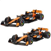 Car Model Bburago - McLaren MCL38 Miami GP F1 2024#Piastri Avec Casque Model Diecast Avec Pilote