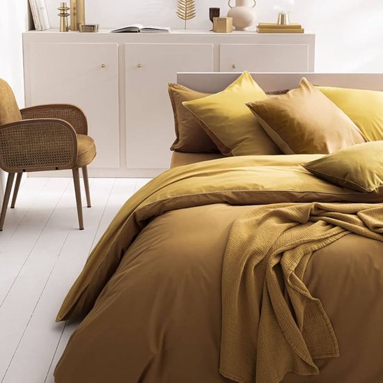 COTTON ARTean - Funda Nórdica CARES 100% SATÉN ALGODÓN 200 HILOS Multicolor Cama 135 93511101