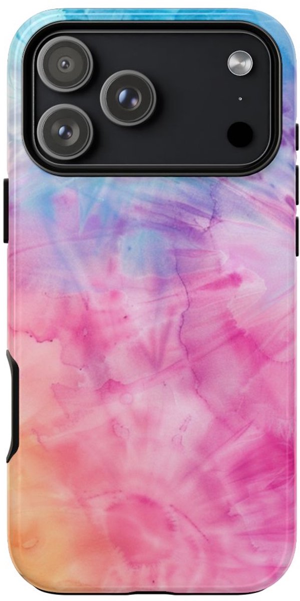 Rustig Tie-Dye Patroon – Telefoonhoesje Geschikt voor iPhone 17 Pro Max