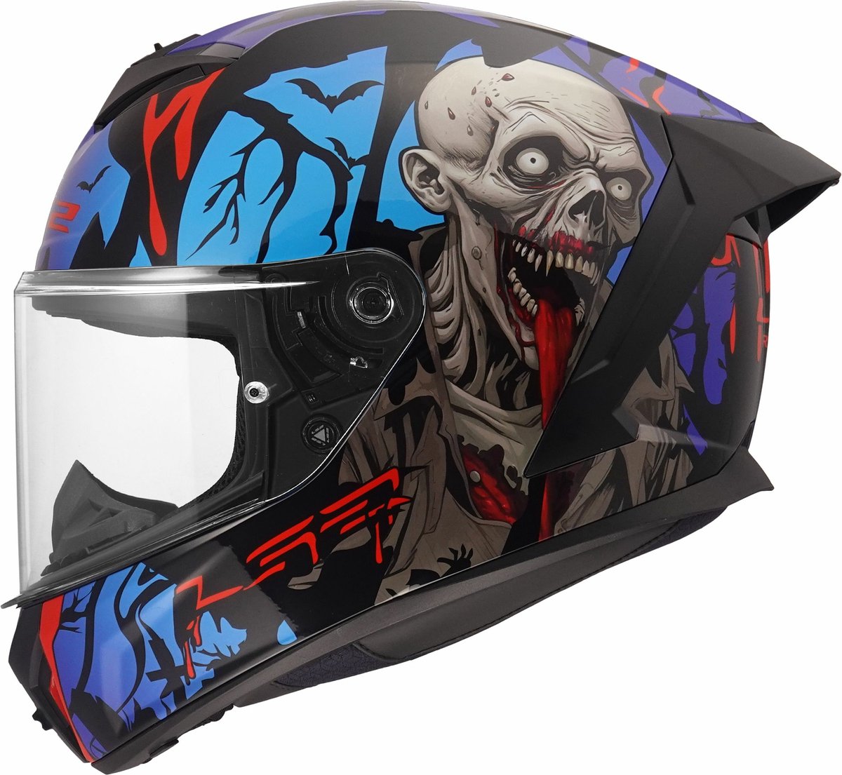 LS2 FF820 Rapid III Zombie II Helm -