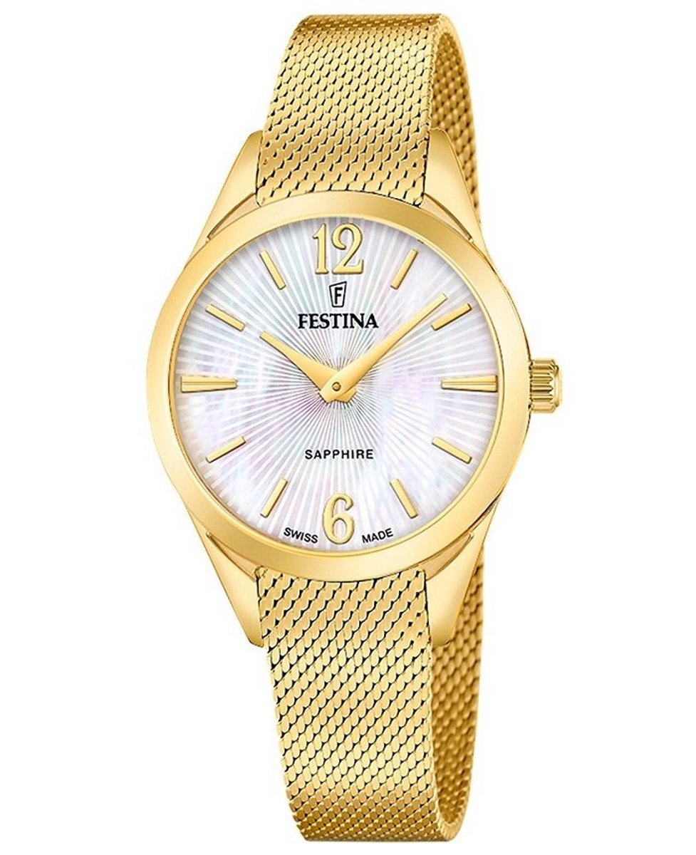 Festina Grace Swiss Made F20077-1 vrouwen horloge