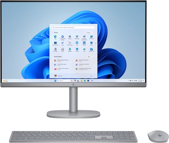"HP OmniStudio X 27-cs0022nb Intel Core Ultra 5 125H 68,6 cm (27"") 3840 x 2160 Pixels Alles-in-��n-pc 16 GB DDR5-SDRAM 1 TB SSD Windows 11 Home Wi-Fi 7 (802.11be) AI PC Zilver"