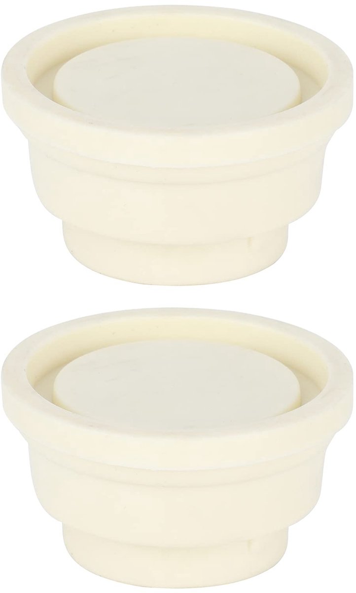Rubberen bumper voor zwembadladder, 2-delige veiligheidsscherm zwembadladder vervangen Eenvoudig te installeren Uitstekende afwerking Bumperset voor zwembadladder Voor de meeste zwembadladders