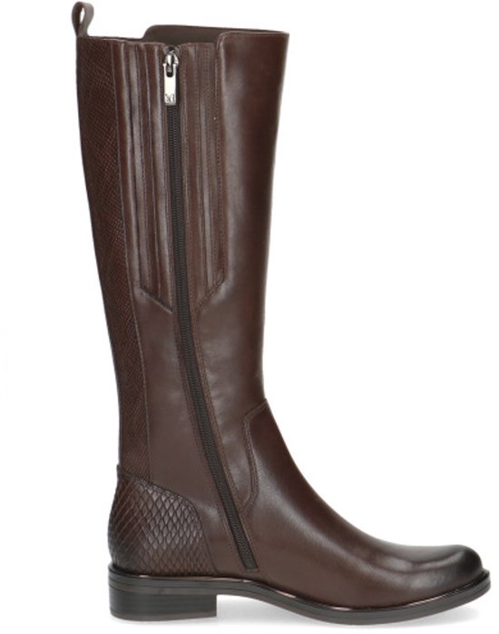 Bottes femmes hautes Caprice marron foncé pour femmes