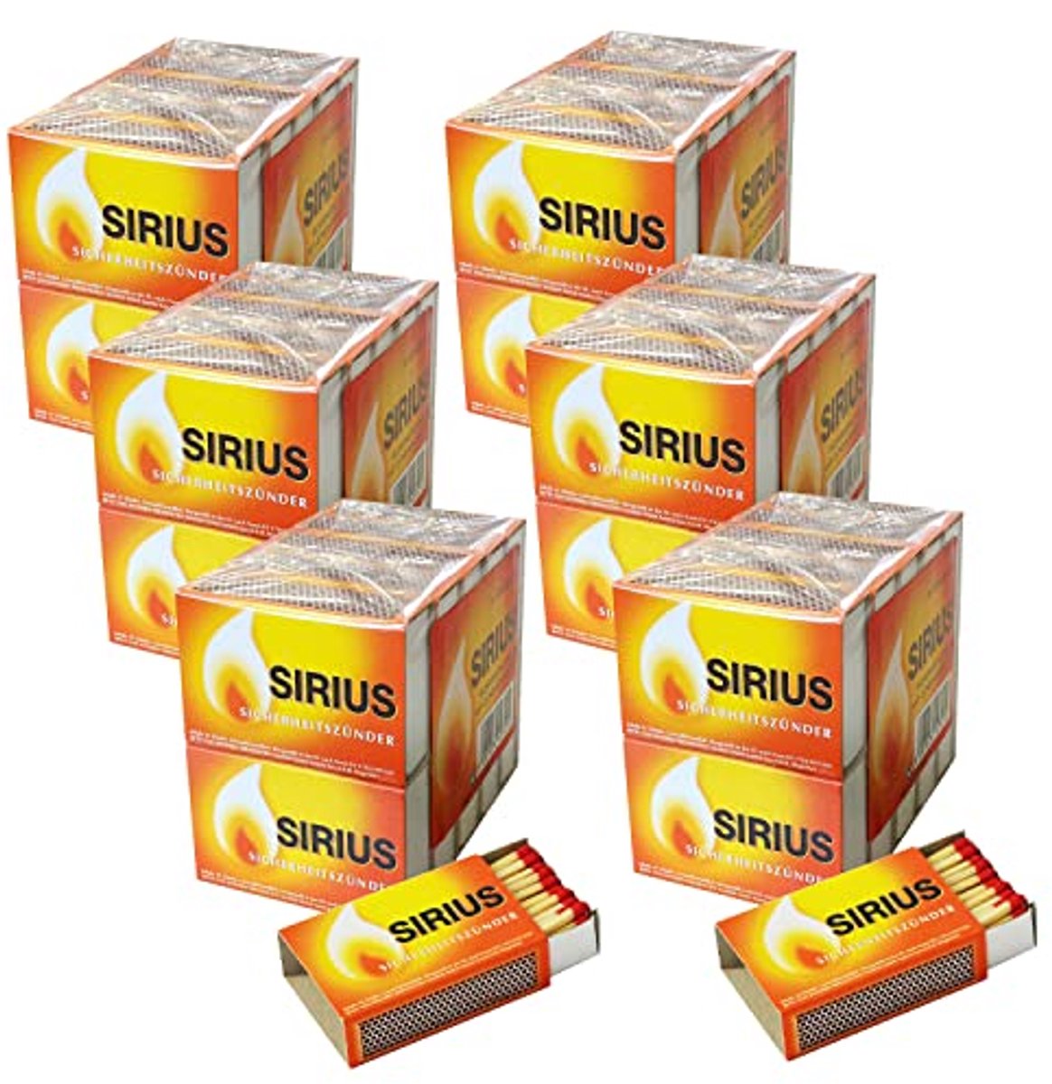 Lucifers met Raadsels - 60 Doosjes, 2700 Veiligheidslucifers, 45 mm
