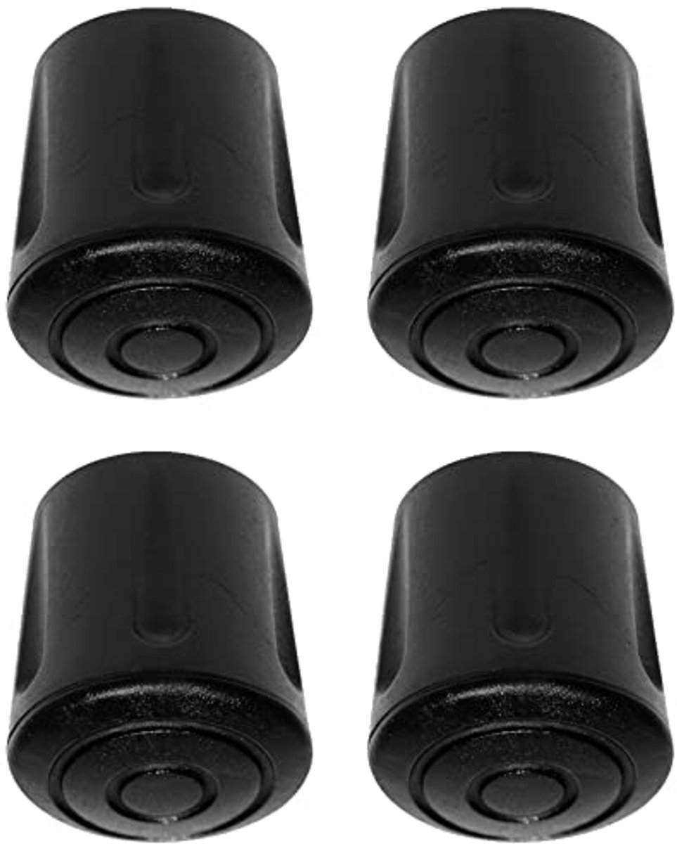 4 x EPDM Rubber Glijders voor Stoelen en Tafels - Bescherming voor Vloeren (32 mm)