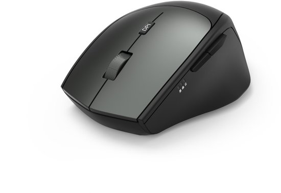 Hama MW-600 - Optische draadloze muis - 6 knoppen - 2.4 GHz RF - dpi switch - Stil - Zwart