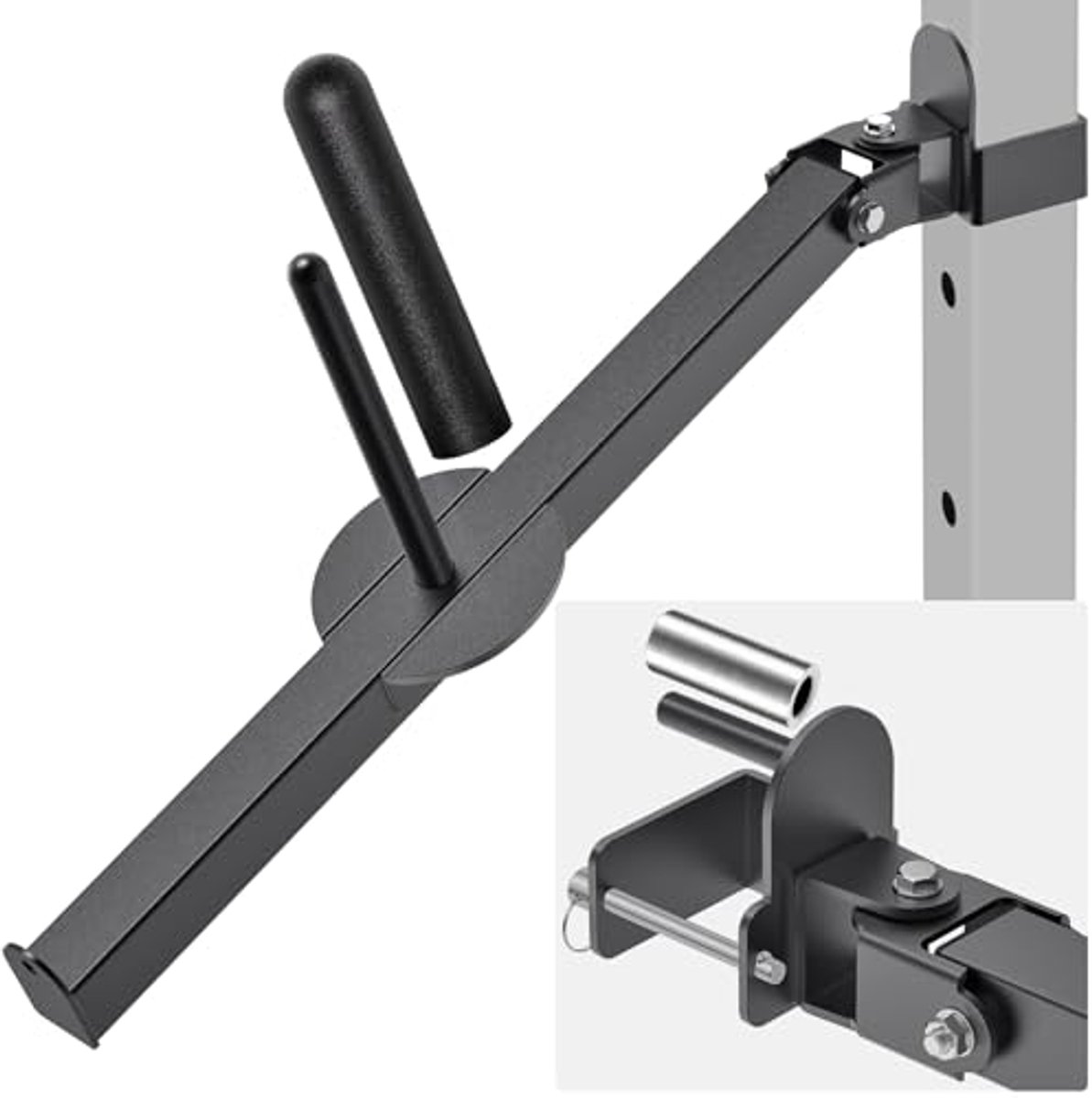 Belt Squat Lever Arm Attachment voor Power Cage - Compatibel met 2.5 cm en 5 cm Gewichten