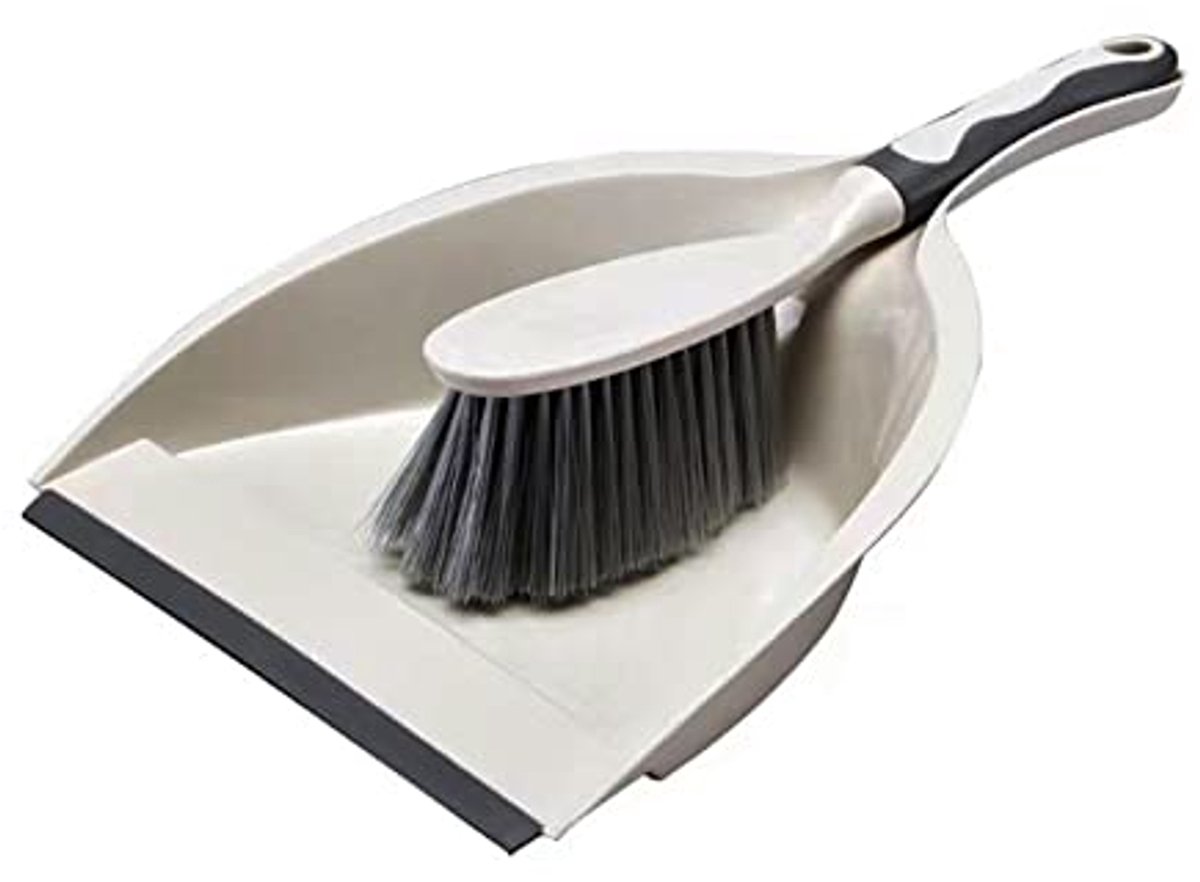 Smalle Bezem en Vuilnispan Set voor Efficiënt Schoonmaken