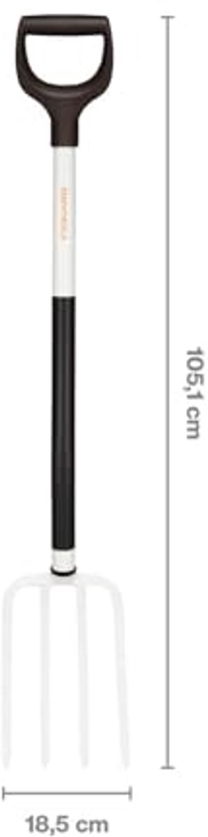 Spawning Fork for Soft Loose Ground - 4 Teeth, 105 cm Length, High-Quality Steel — afbeelding 2