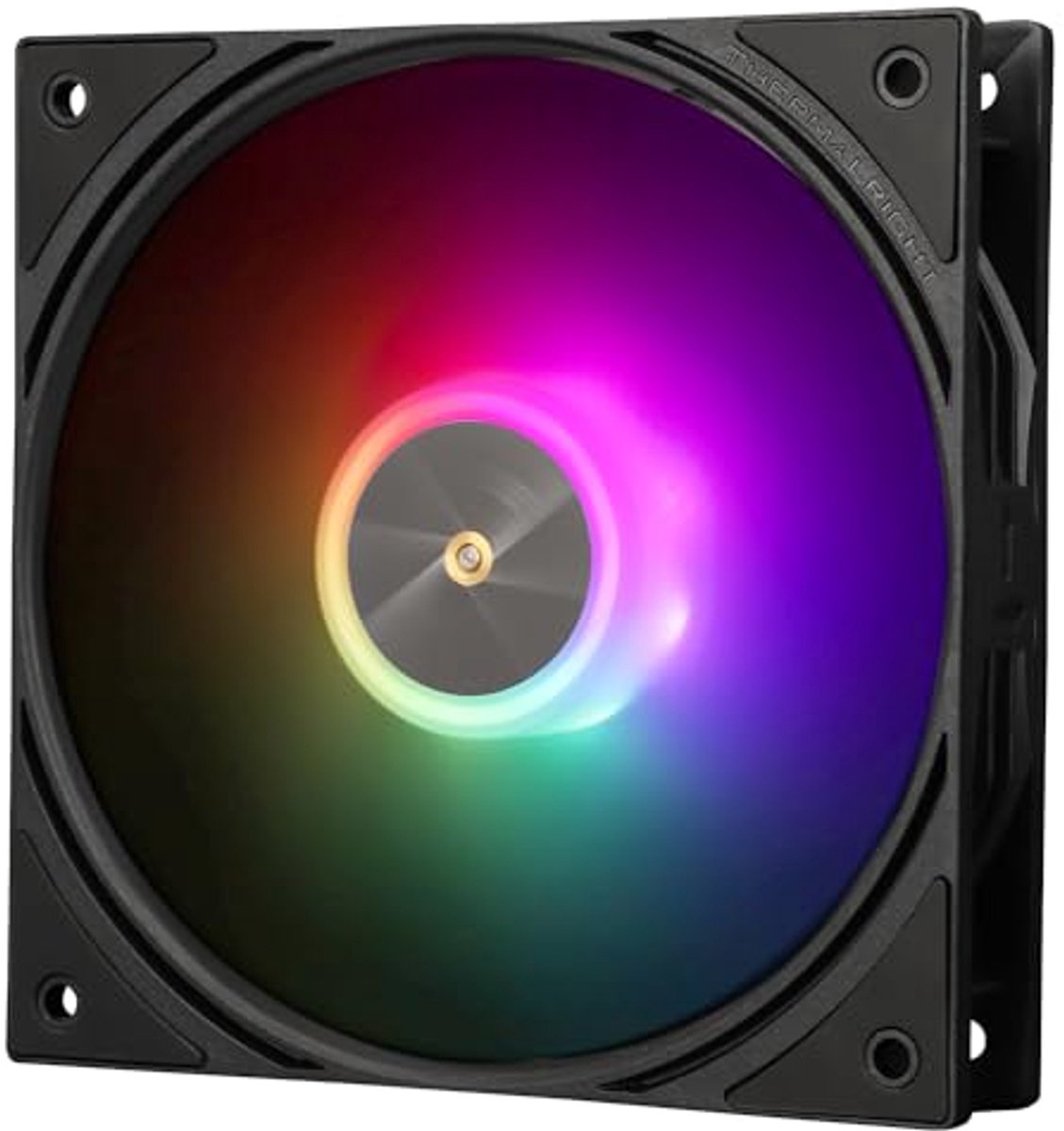 Image of 120 mm PWM CPU-behuizingsventilator met ARGB-verlichting - Stille koelventilator voor desktop-pc