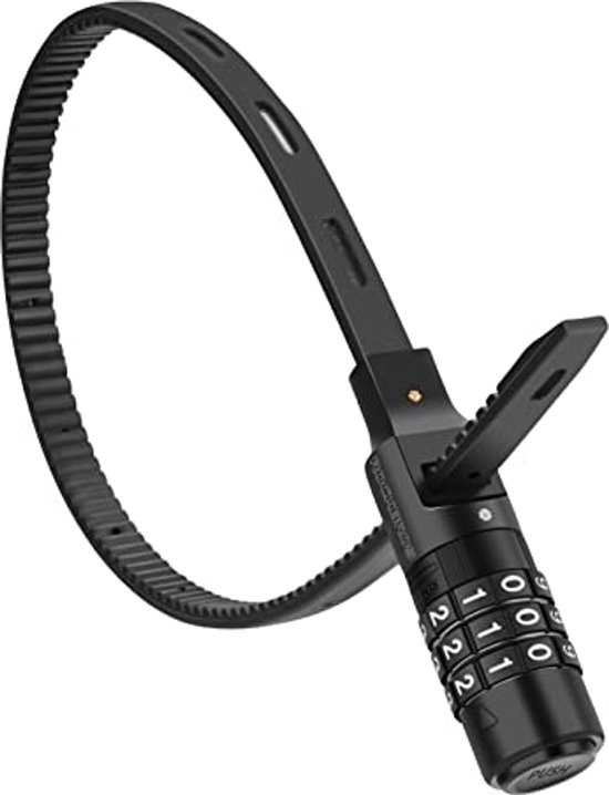 Sportneer Fietsslot – 5-cijferig Combinatieslot, Gehard Stalen Ketting, 100-120 Cm, Automatische Vergrendeling, Hoogveilig