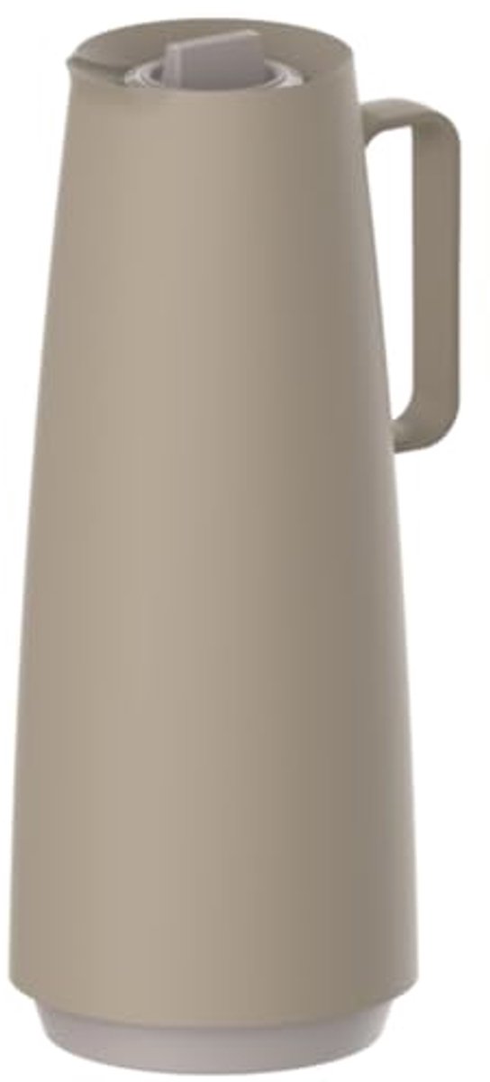 Thermoskaraf 1000 ml - Beige polypropyleen met glazen inzetstuk