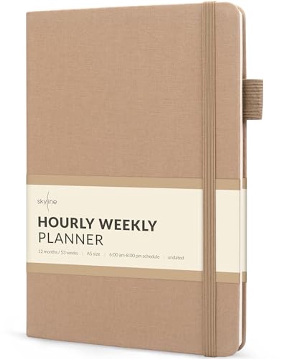 Ongeannuleerd Uur- en Weekplanner - A5 Agenda voor Ondernemers - Planner voor Tijdsbesteding