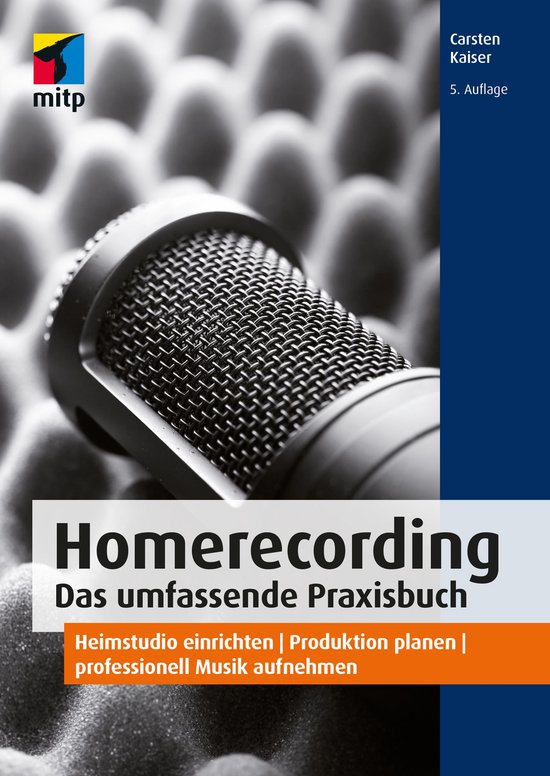 mitp Audio - Homerecording. Das umfassende Praxisbuch - cover