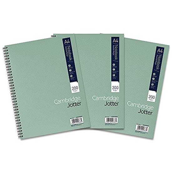 Cobble A5 Wire-o Gerecycled Kartonnen Notitieboek Met Steenpapier Naturel Deco