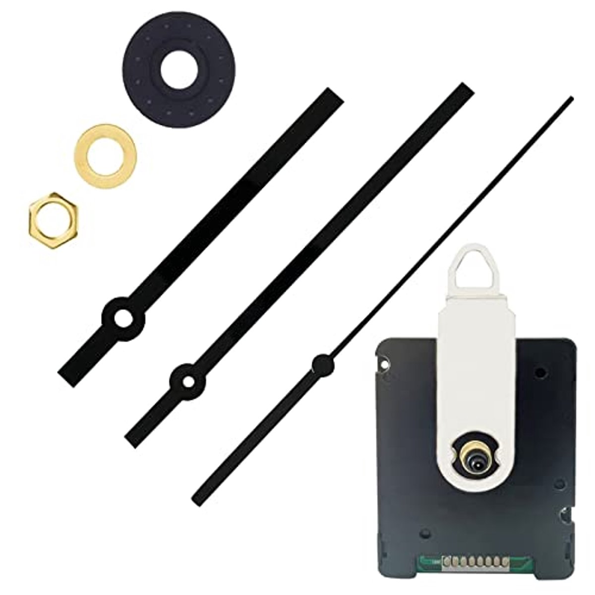 Draadloos 17 mm Stil Uurwerk voor Wandklok - Radiogestuurd en Ideaal voor Doe-Het-Zelf Projecten