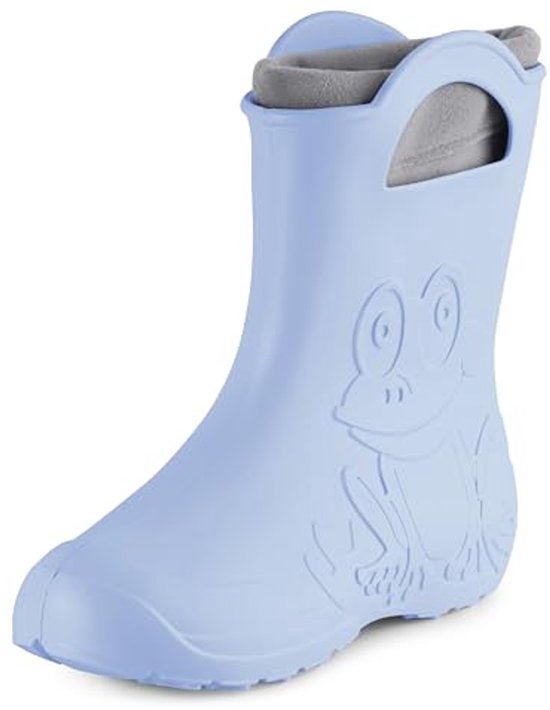 LEMIGO Dames Regenlaarzen Lichtgewicht EVA Gevoerde Rubberen Laarzen ASPEN (Donkerblauw, EU-systeem voor schoenmaten, Volwassene, Dames, Numeriek, Normaal, 37