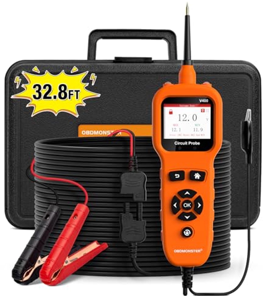 Spanningstester voor auto's - 6V tot 32V DC Circuittest met Testlamp