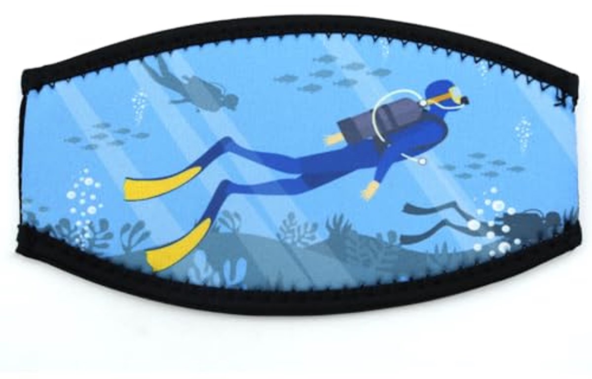 Neopreen hoes voor duik- en snorkelmaskers met slagbanden