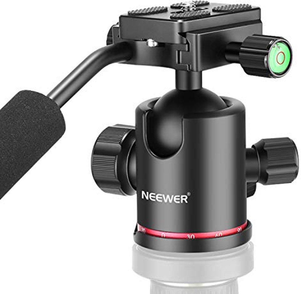 Camera Statief Kogelhoofd met Quick Shoe Plate en 360 Graden Panoramisch Hoofd