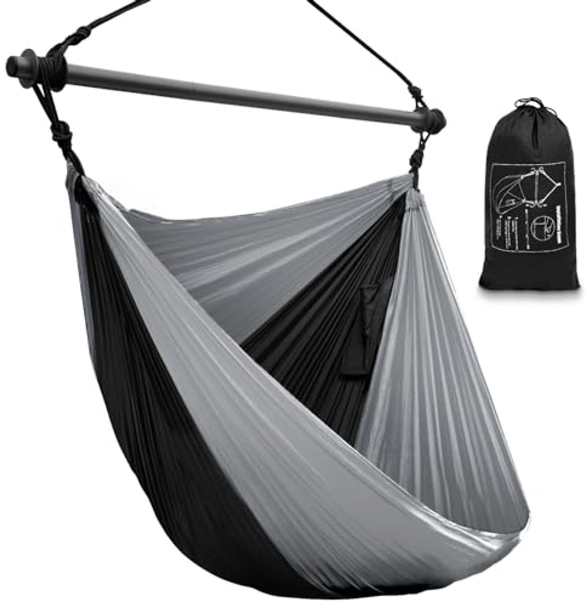 Lichtgewicht Hangstoel voor Binnen en Buiten - Comfortabele Schommelstoel voor Kinderen en Volwassenen