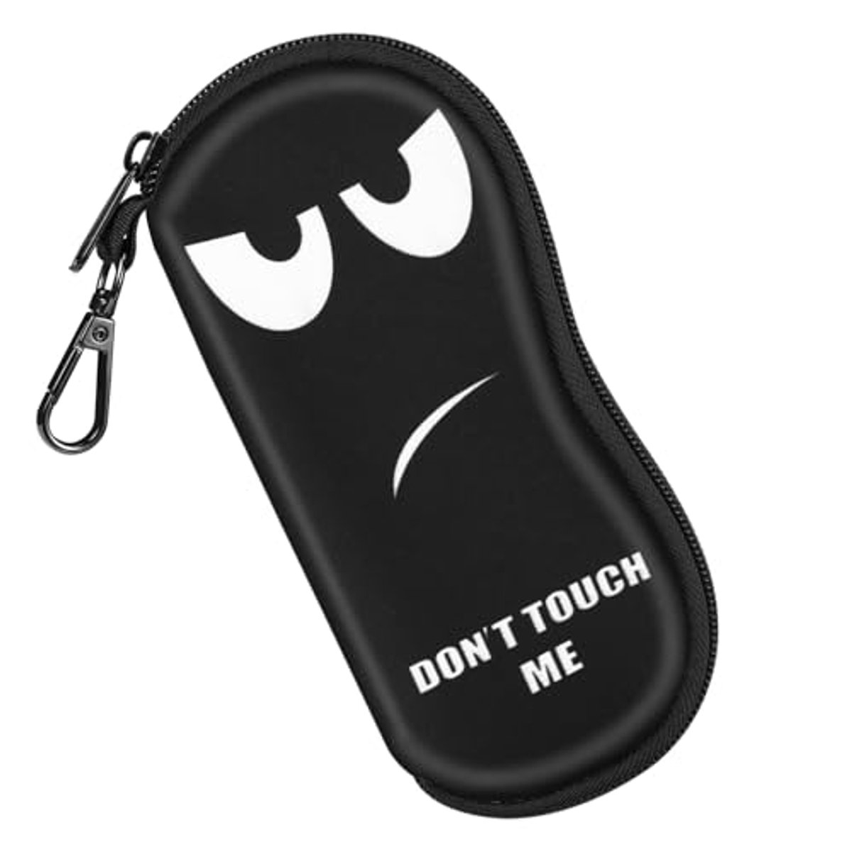 Ultralight Neoprene Eyeglasses Case with Carabiner - Portable Anti-Scratch Sunglasses Sleeve