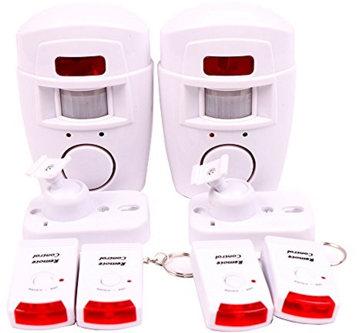 Draadloze Bewegingsmelder voor Huisbeveiliging - 105 dB Alarm met 2 Afstandsbedieningen