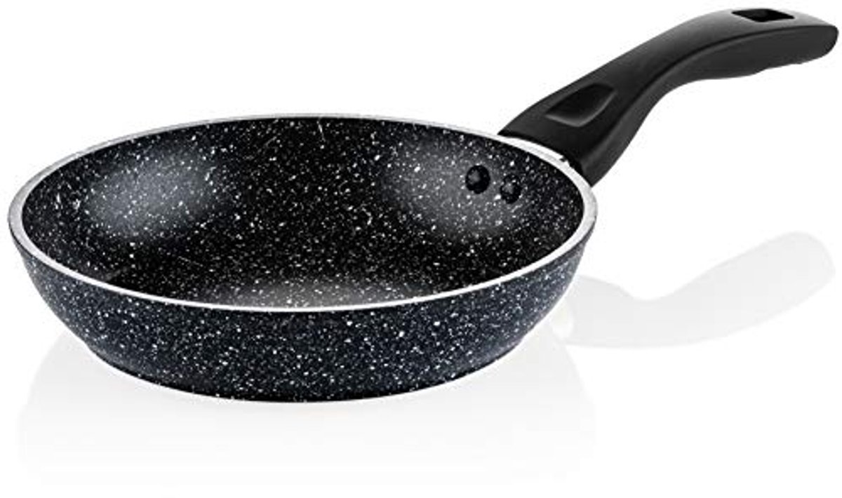 Frituurpan Inductie - Ø 20 cm - Zwart Marmer