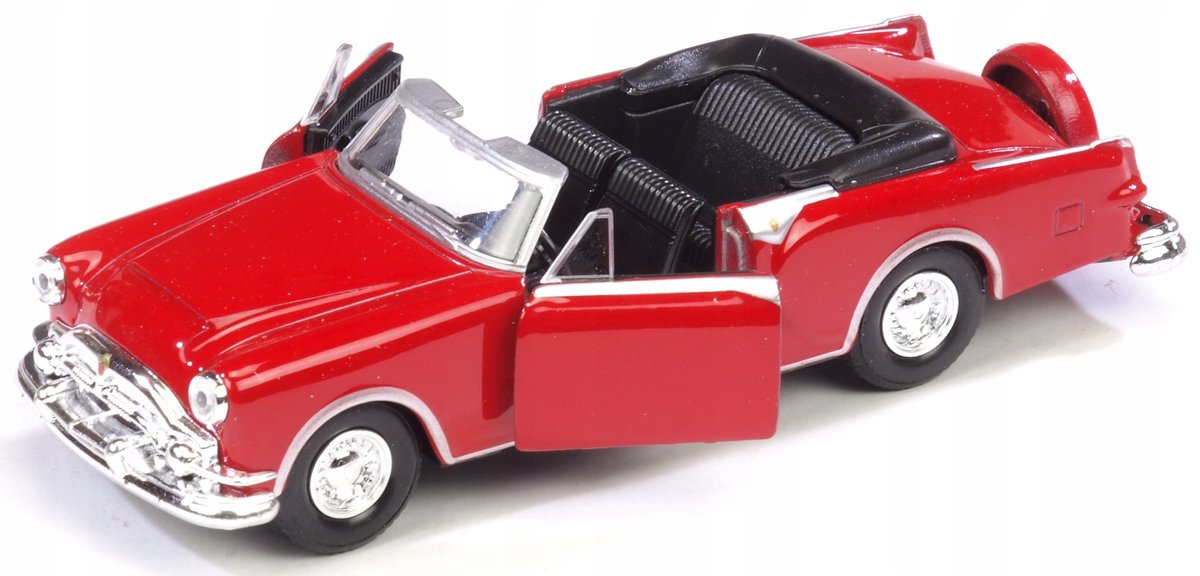 Welly Packard Caribbean 1953 Modelauto Rood 1:34-1:39 Metaal