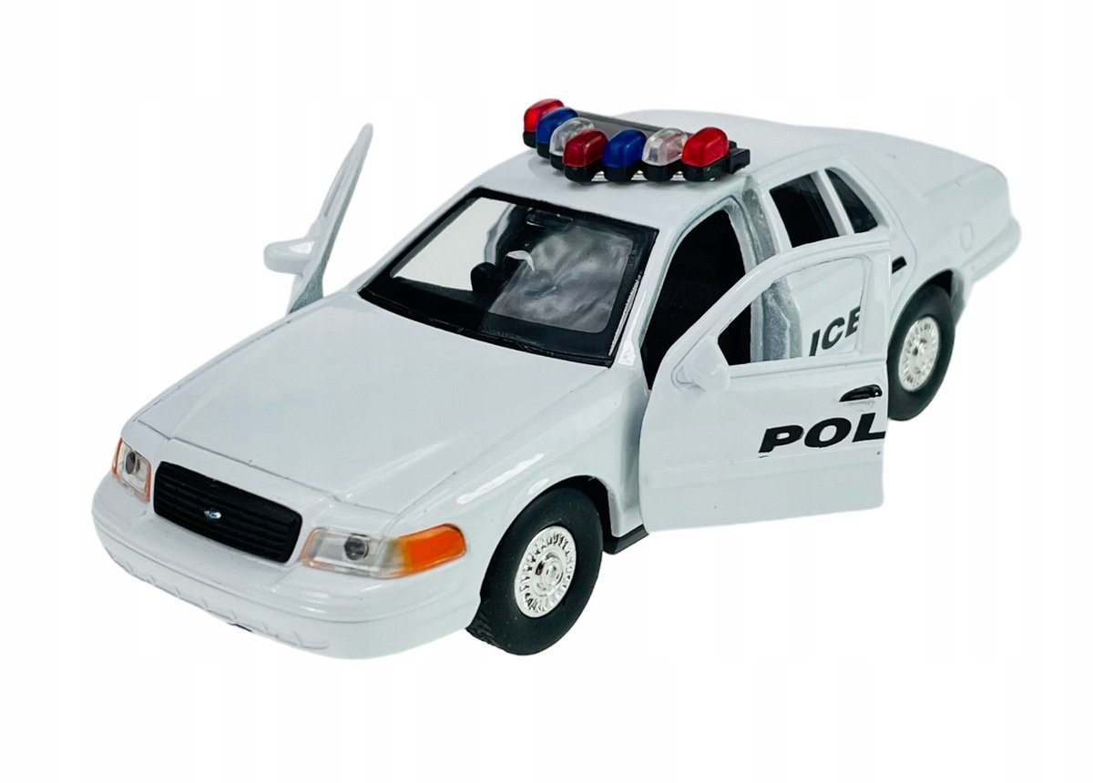 Welly 1999 Ford Crown Victoria Politie Auto Model 1:34 Metaal