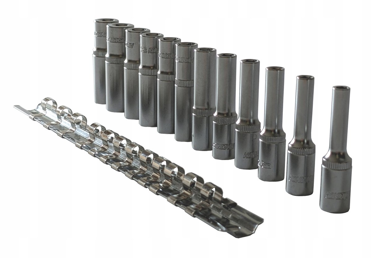Lange 1/4" Dopdoppen Set 4-13mm 12 Stuks - Honiton