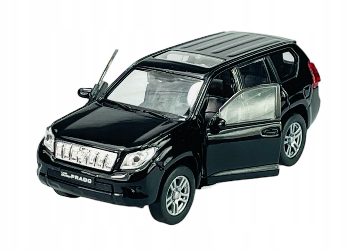 Welly Toyota Landcruiser Prado Zwart Metaal 1:34 Nieuw Model
