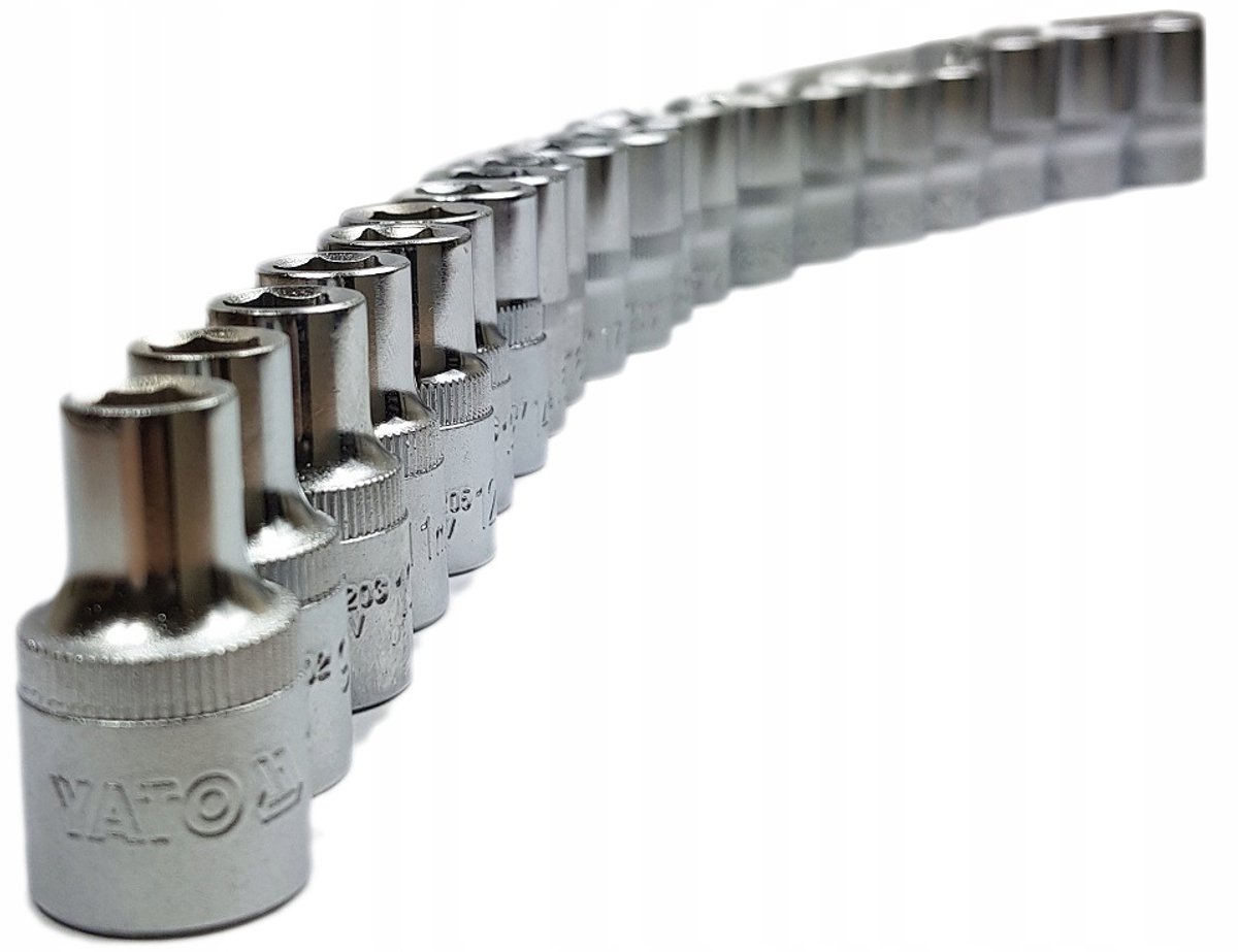 Yato Dop Slagmoeren Set 1/2" 8-32mm 20 Delig CrV Staal