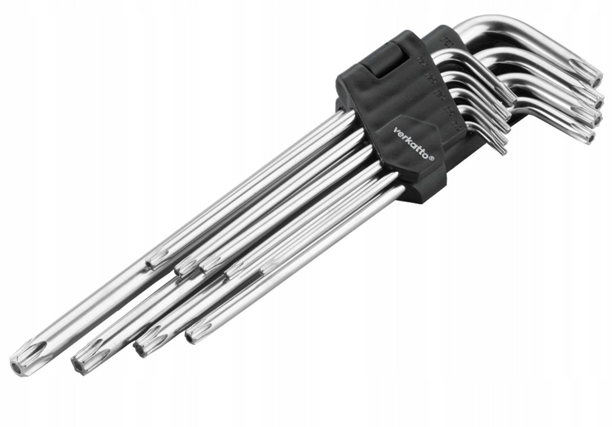 Verkatto Torx Inbussleutelset VR-4177 - 9 Part