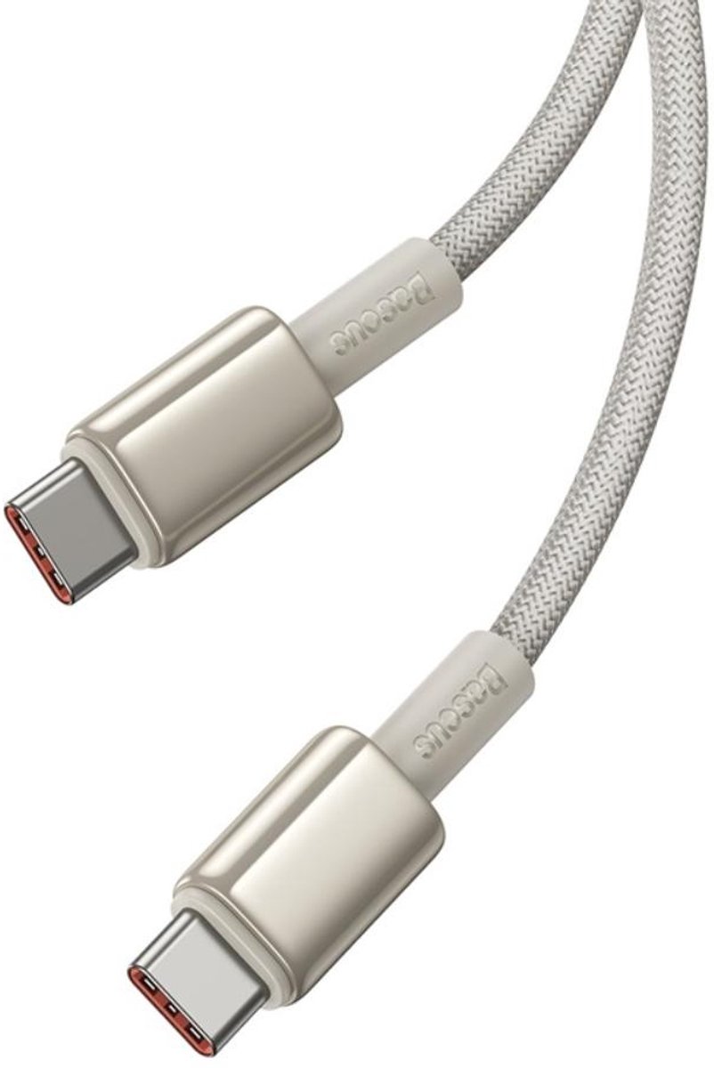 Baseus - Tungsten - Gold USB-C/USB-C kabel 100W 1m - goud