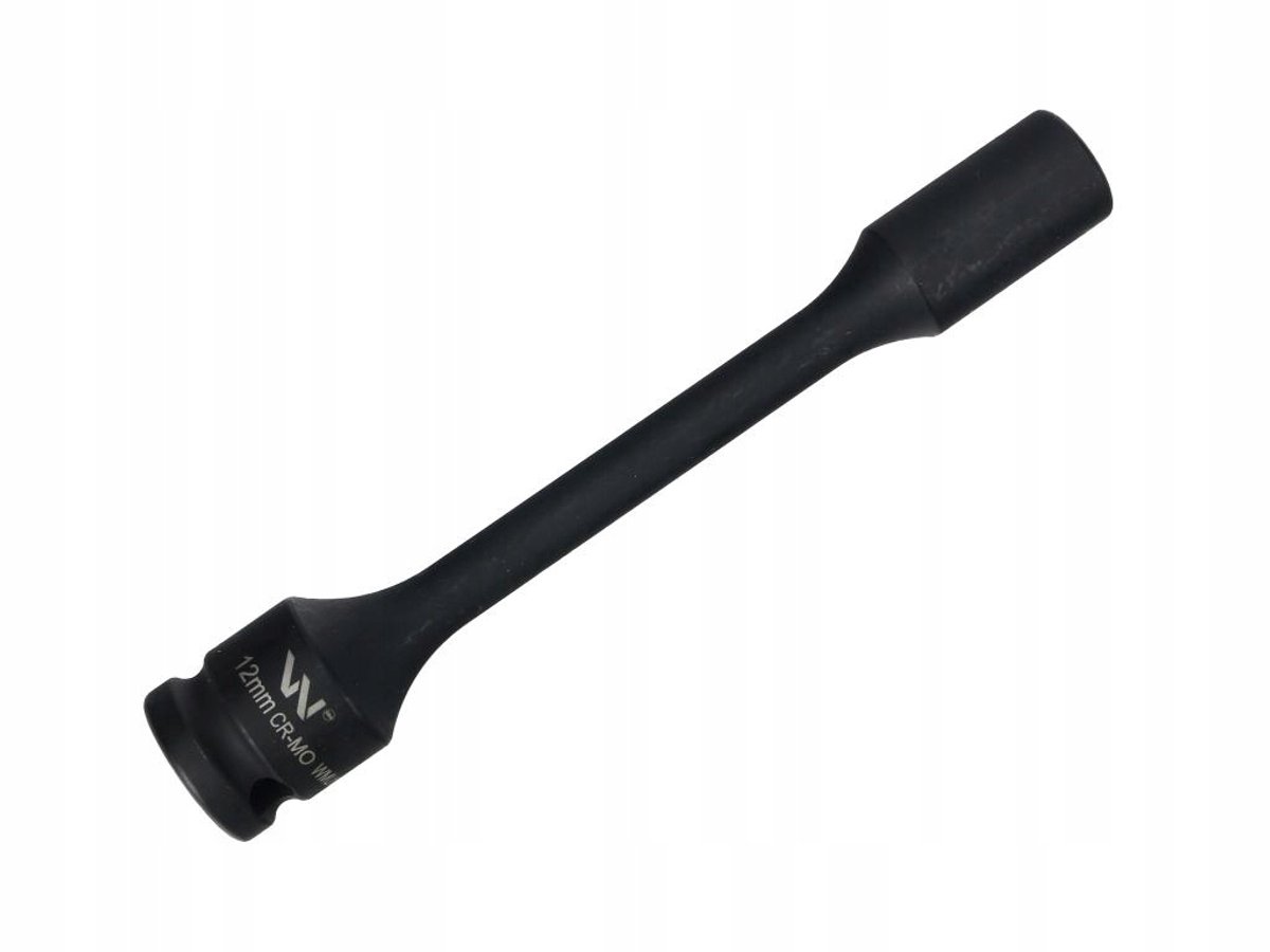 Slagdoppenset 1/2" CrMo 12mm, 150mm lang, slim profiel