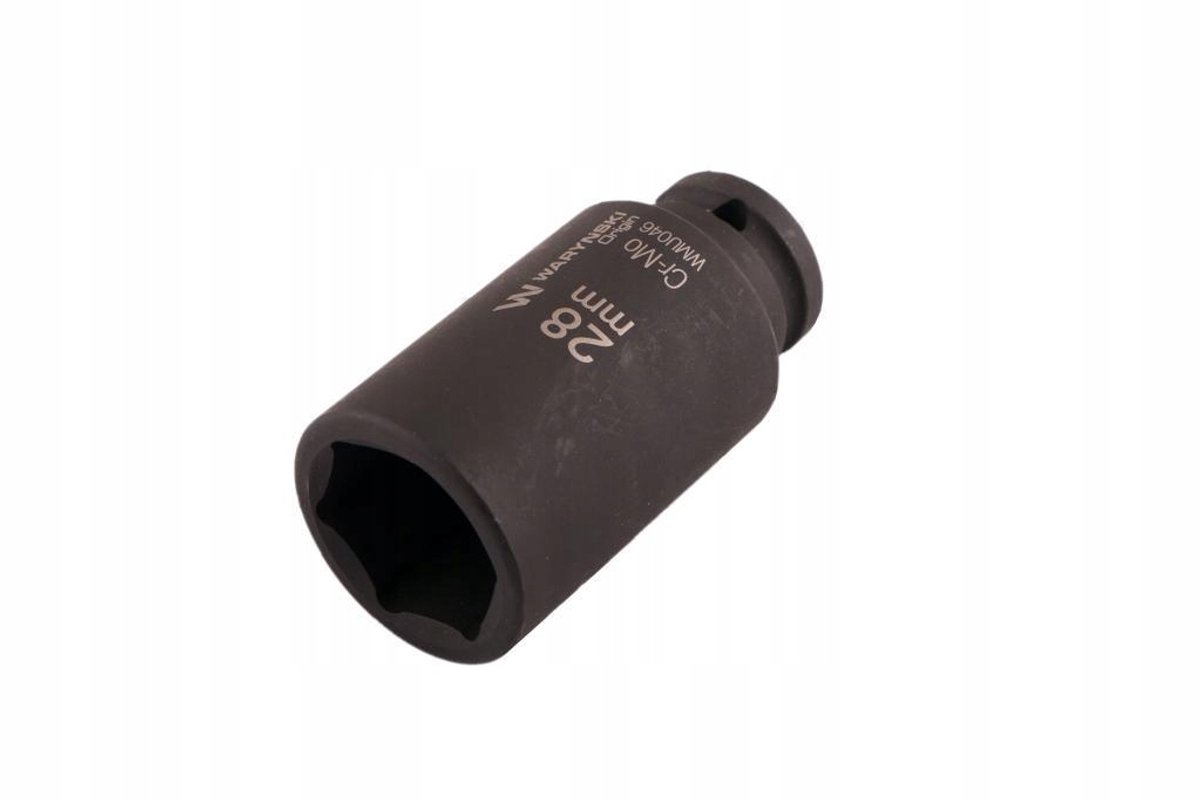 Lange slagdop 1/2" 28 mm CrMo DIN 3129