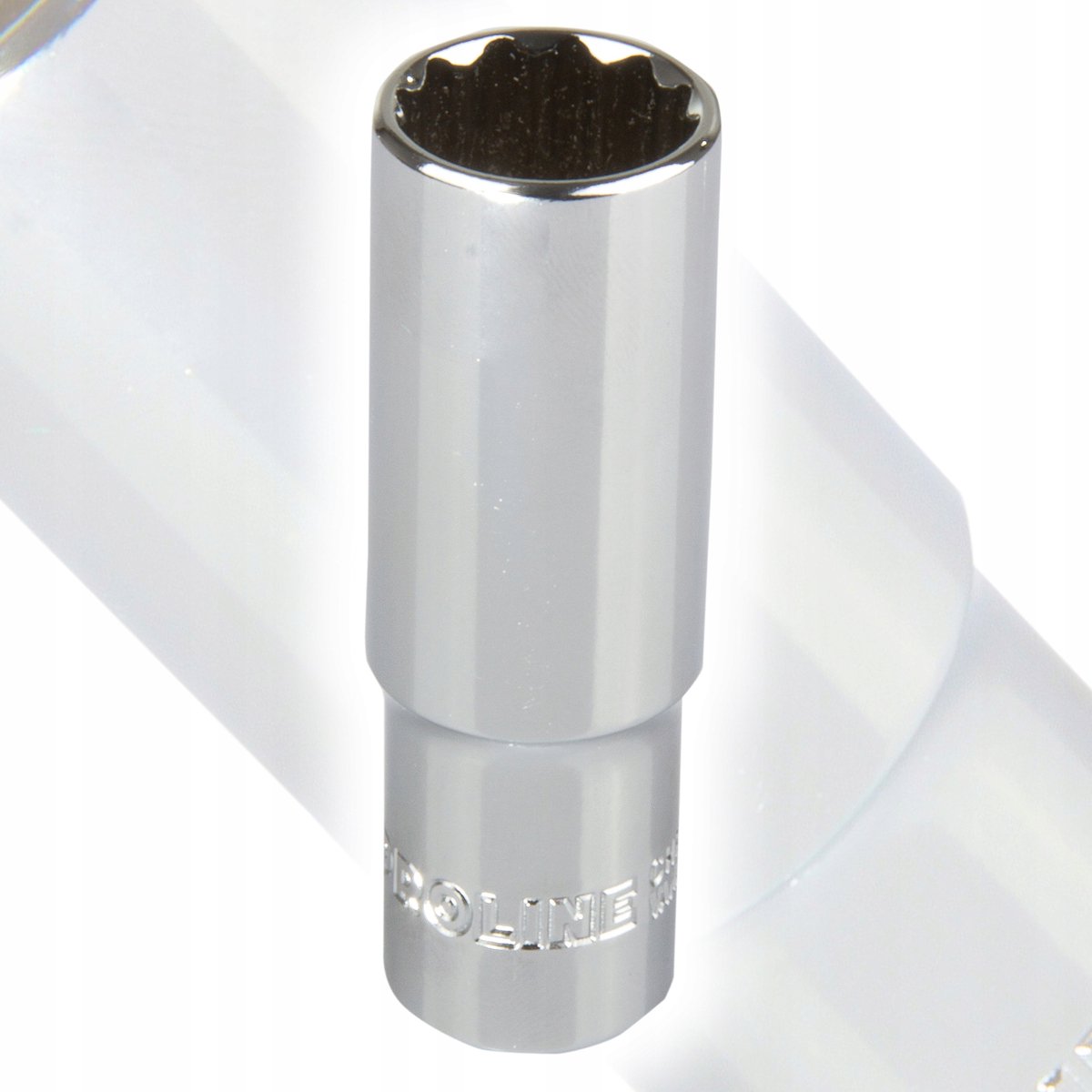 Verlengde 12-kantige dop 1/2" 21 mm