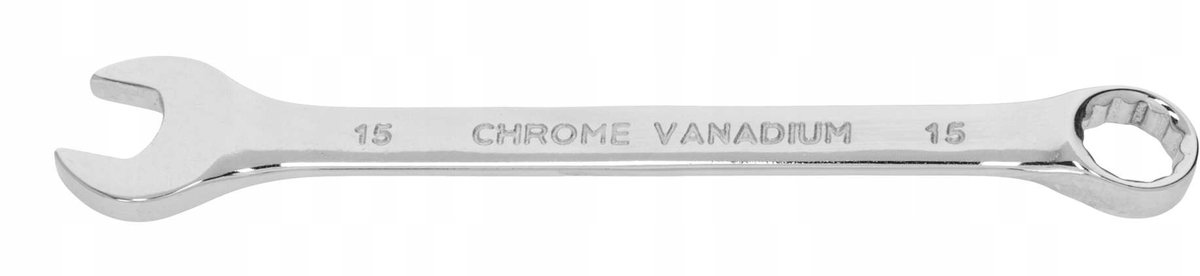 Ringsleutel plat 15mm MEGA 35265 - Duurzaam CrV staal